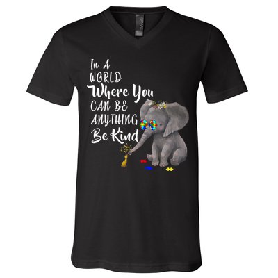 In A World Where You Can Be Kind V-Neck T-Shirt