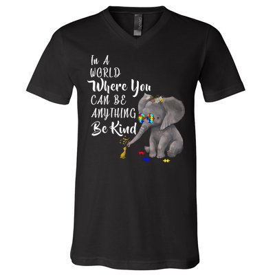 In A World Where You Can Be Kind V-Neck T-Shirt