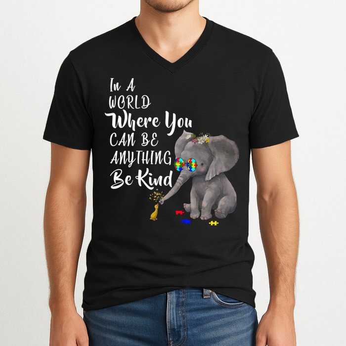 In A World Where You Can Be Kind V-Neck T-Shirt