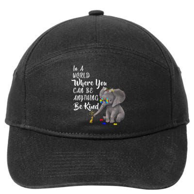 In A World Where You Can Be Kind 7-Panel Snapback Hat