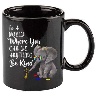 In A World Where You Can Be Kind 11oz C Handle Ceramic Mug