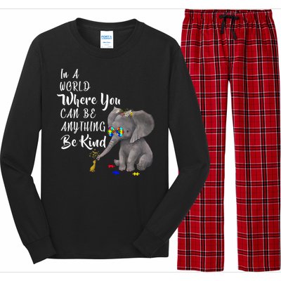 In A World Where You Can Be Kind Long Sleeve Pajama Set