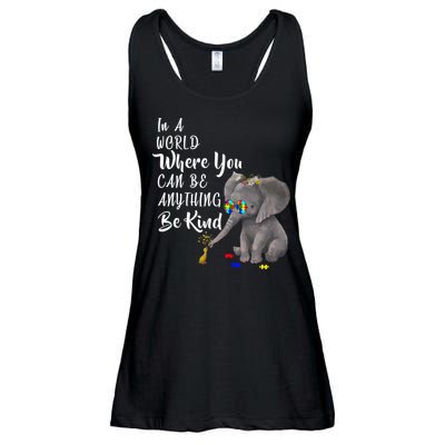 In A World Where You Can Be Kind Ladies Essential Flowy Tank