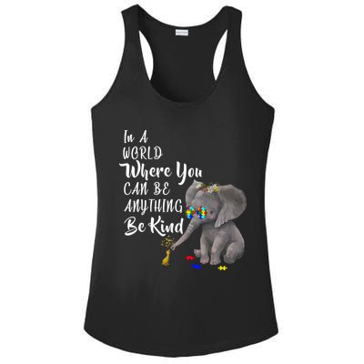 In A World Where You Can Be Kind Ladies PosiCharge Competitor Racerback Tank