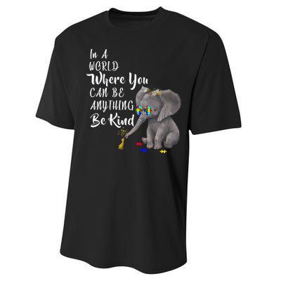 In A World Where You Can Be Kind Performance Sprint T-Shirt