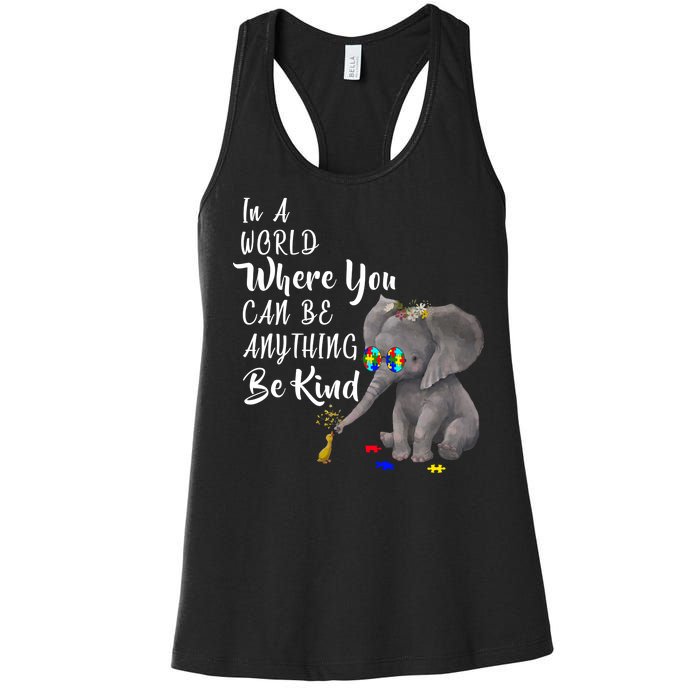 In A World Where You Can Be Kind Women's Racerback Tank