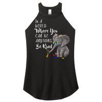 In A World Where You Can Be Kind Women's Perfect Tri Rocker Tank