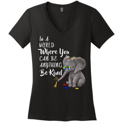 In A World Where You Can Be Kind Women's V-Neck T-Shirt