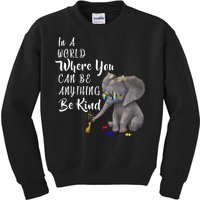 In A World Where You Can Be Kind Kids Sweatshirt