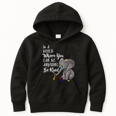 In A World Where You Can Be Kind Kids Hoodie