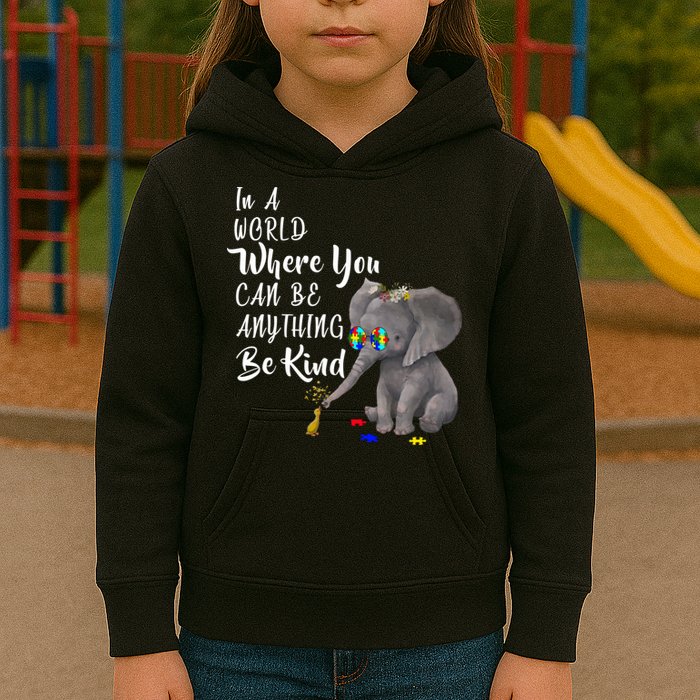 In A World Where You Can Be Kind Kids Hoodie