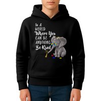 In A World Where You Can Be Kind Kids Hoodie