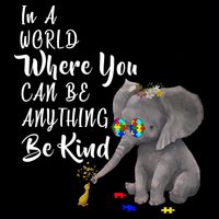 In A World Where You Can Be Kind Kids Hoodie