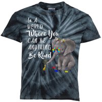 In A World Where You Can Be Kind Kids Tie-Dye T-Shirt