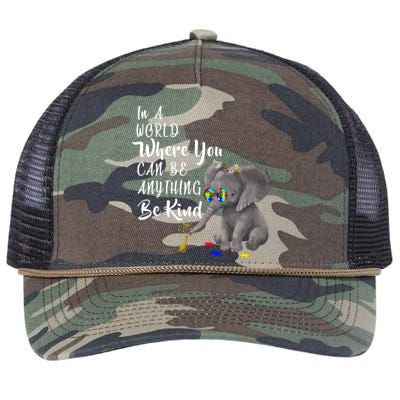 In A World Where You Can Be Kind Retro Rope Trucker Hat Cap