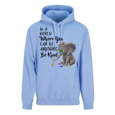 In A World Where You Can Be Kind Unisex Surf Hoodie