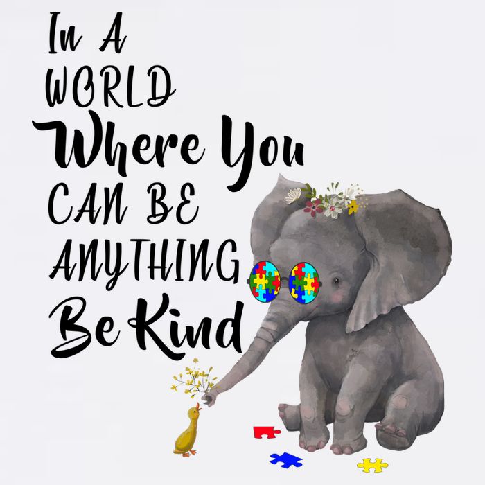 In A World Where You Can Be Kind Garment-Dyed Sweatshirt