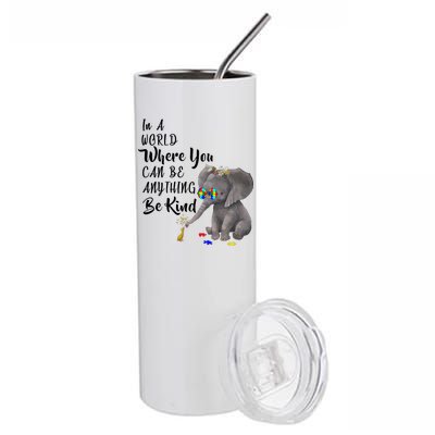 In A World Where You Can Be Kind Stainless Steel Tumbler