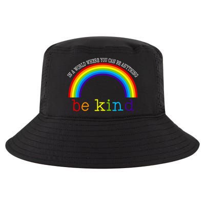In A World Where You Can Be Kind LGBT Supporter Cool Comfort Performance Bucket Hat