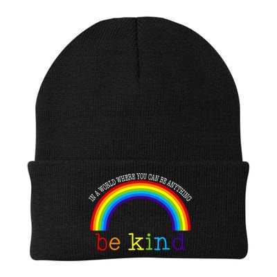 In A World Where You Can Be Kind LGBT Supporter Beanie
