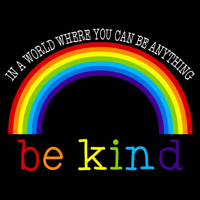 In A World Where You Can Be Kind LGBT Supporter Toddler T-Shirt