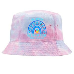 In April We Wear Blue Autism Awareness Tie-Dyed Bucket Hat