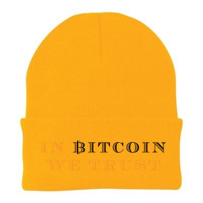 In Bitcoin We Trust Knit Cap Winter Beanie