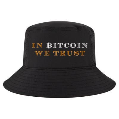 In Bitcoin We Trust Cool Comfort Performance Bucket Hat