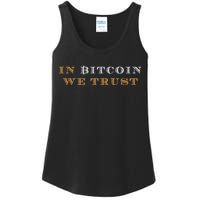 In Bitcoin We Trust Ladies Essential Tank