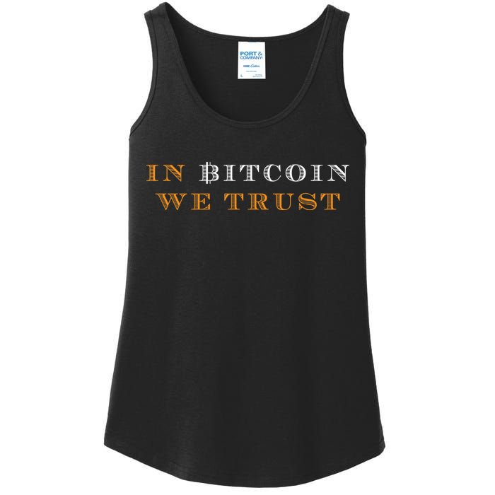 In Bitcoin We Trust Ladies Essential Tank