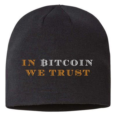 In Bitcoin We Trust Sustainable Beanie