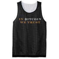 In Bitcoin We Trust Mesh Reversible Basketball Jersey Tank