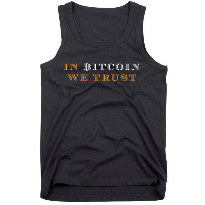 In Bitcoin We Trust Tank Top