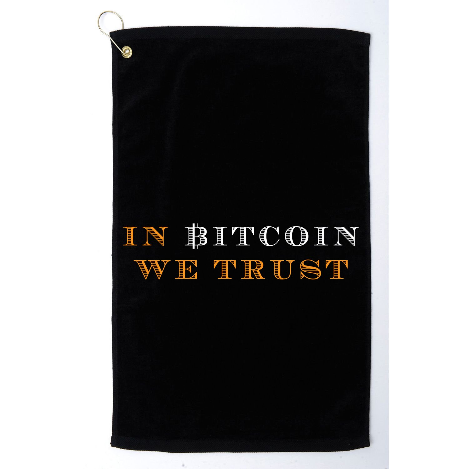 In Bitcoin We Trust Golf Towel