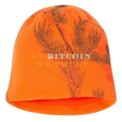 In Bitcoin We Trust Kati - Camo Knit Beanie