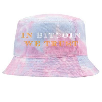 In Bitcoin We Trust Tie-Dyed Bucket Hat