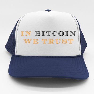 In Bitcoin We Trust Trucker Hat