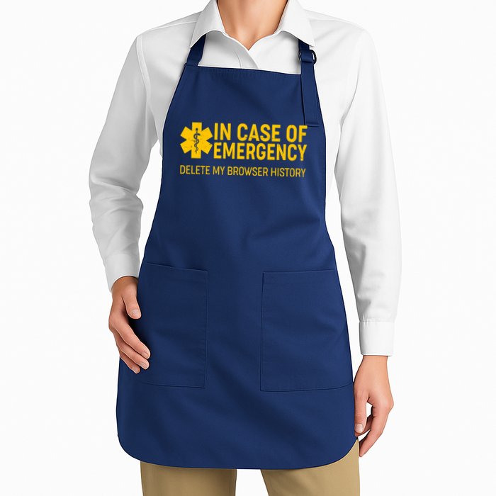 In Case Of Emergency Delete My Browser History Apron