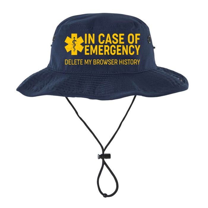 In Case Of Emergency Delete My Browser History Legacy Cool Fit Booney Bucket Hat