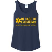 In Case Of Emergency Delete My Browser History Ladies Essential Tank