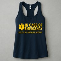 In Case Of Emergency Delete My Browser History Womens Tank Top