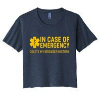 In Case Of Emergency Delete My Browser History Crop Top