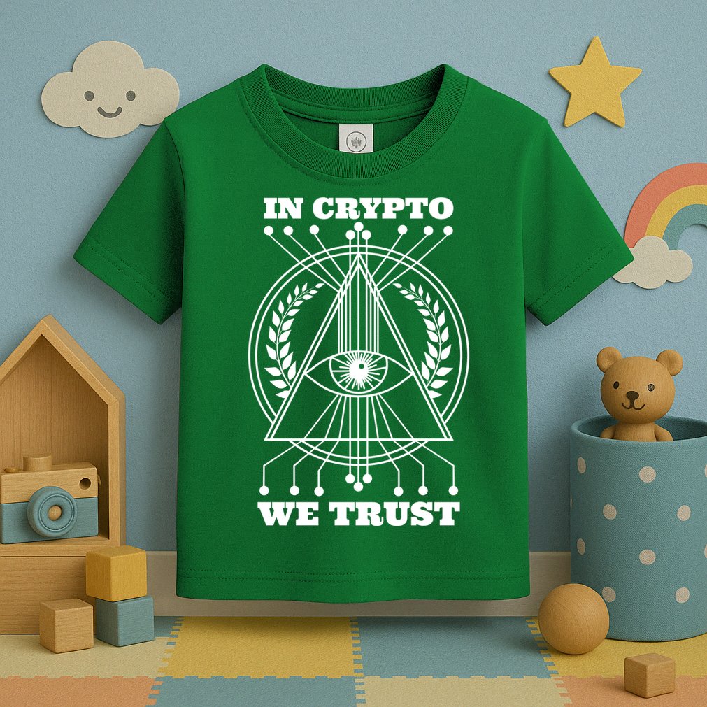 In Crypto We Trust Toddler T-Shirt