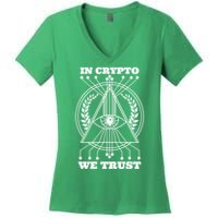 In Crypto We Trust Women's V-Neck T-Shirt