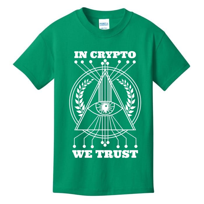 In Crypto We Trust Kids T-Shirt