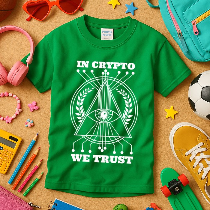 In Crypto We Trust Kids T-Shirt