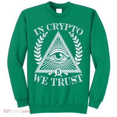 In Crypto We Trust Vintage Logo Sweatshirt