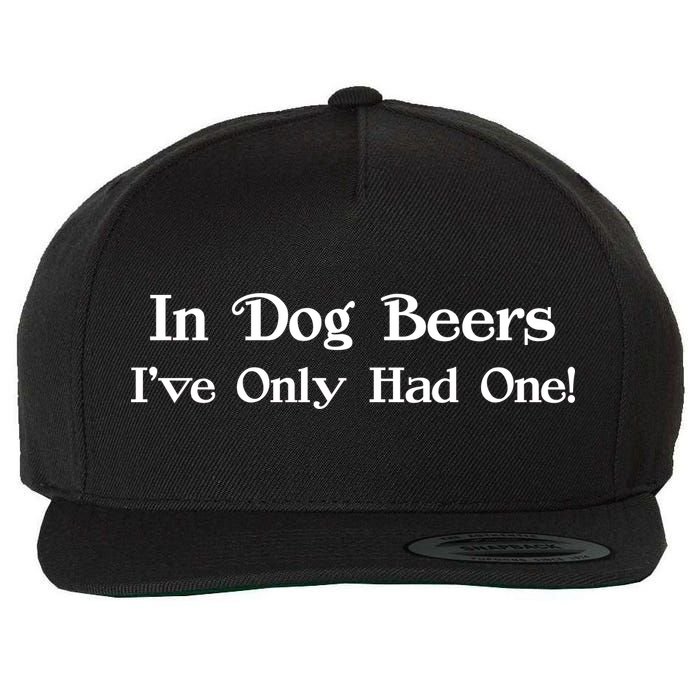 In Dog Beers I've Had Only One Wool Snapback Cap