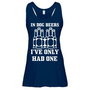 In Dog Beers I've Only Had One Ladies Essential Flowy Tank