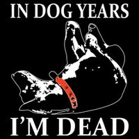 In Dog Years I'm Dead Funny Birthday Drawstring Bag